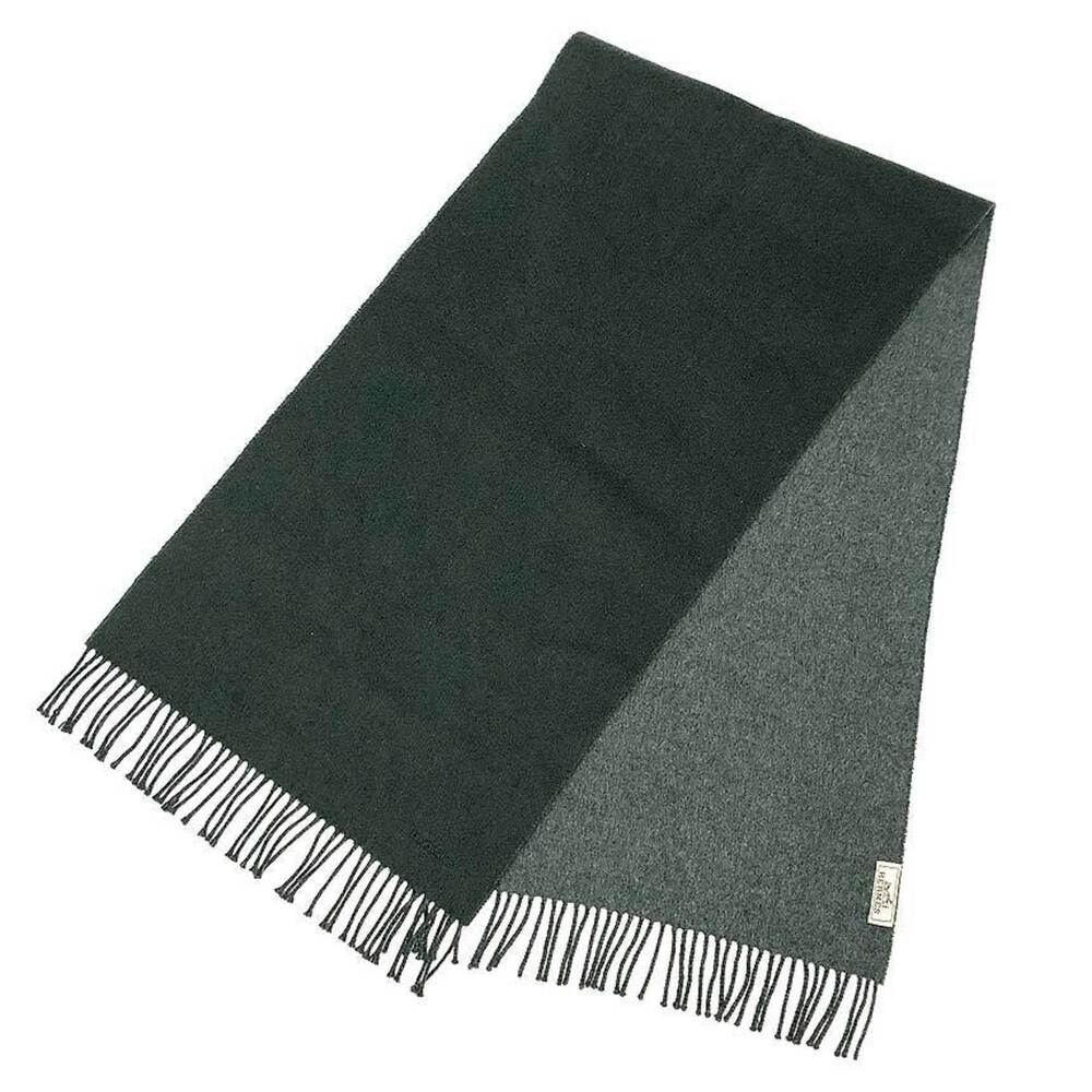 HERMES Authentic Gray Scarf